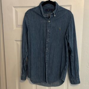 Ralph Lauren Men's Casual Blue Shirt